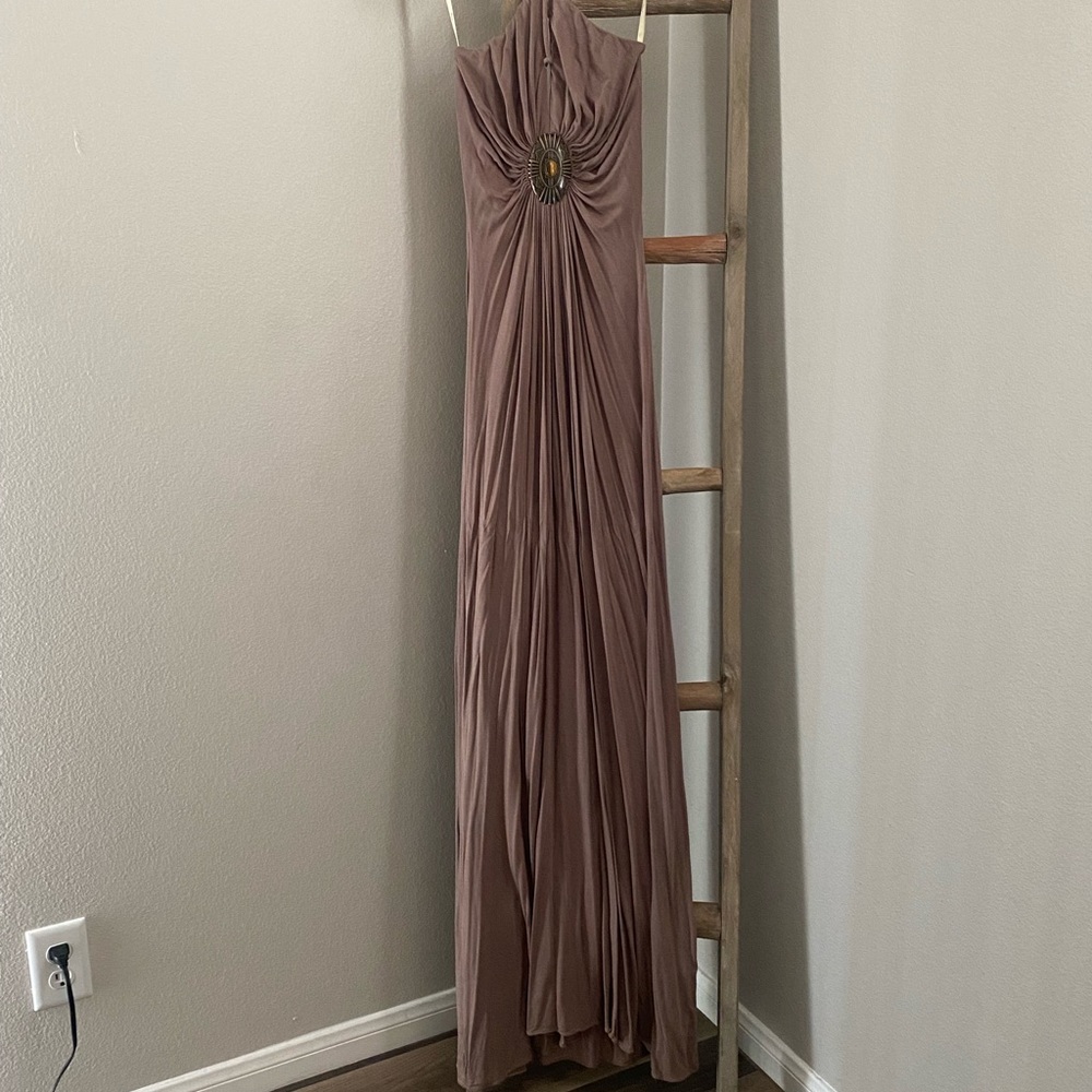 Strapless SKY Fitted Maxi Dress - S